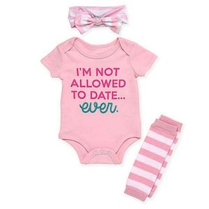 Baby starters 3 piece bodysuit set